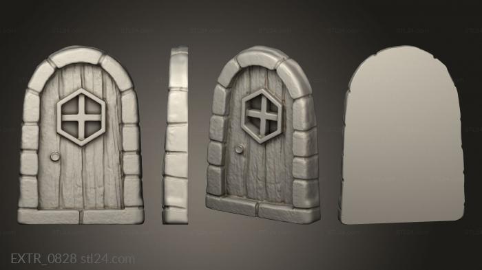 Exteriors (fairy door closed window, EXTR_0828) 3D models for cnc