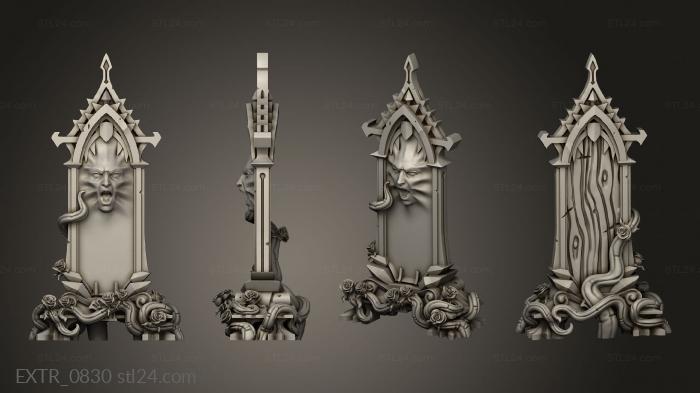 Exteriors (fairy tales Props FT Magic mirror, EXTR_0830) 3D models for cnc