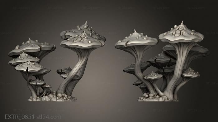 Exteriors (Grab Bag Toadcap Colony Toad, EXTR_0851) 3D models for cnc