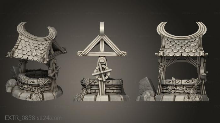 Exteriors (Fairy Wishing Well, EXTR_0858) 3D models for cnc