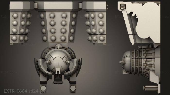 Exteriors (Foldable Biomechanics DL Fab, EXTR_0864) 3D models for cnc