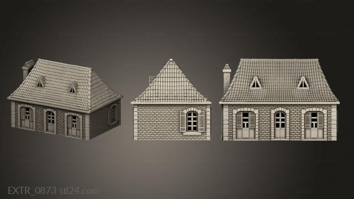 Exteriors (French House Lv, EXTR_0873) 3D models for cnc