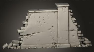 Exteriors (German soldier wwi cover down Wall, EXTR_0874) 3D models for cnc