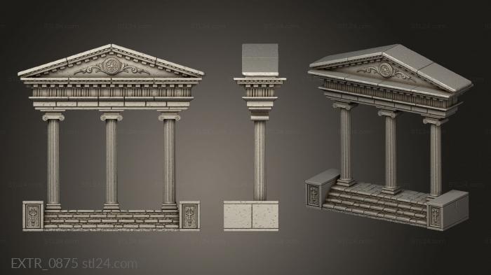 Exteriors (Ghoy Odyssey Temple Entrance, EXTR_0875) 3D models for cnc