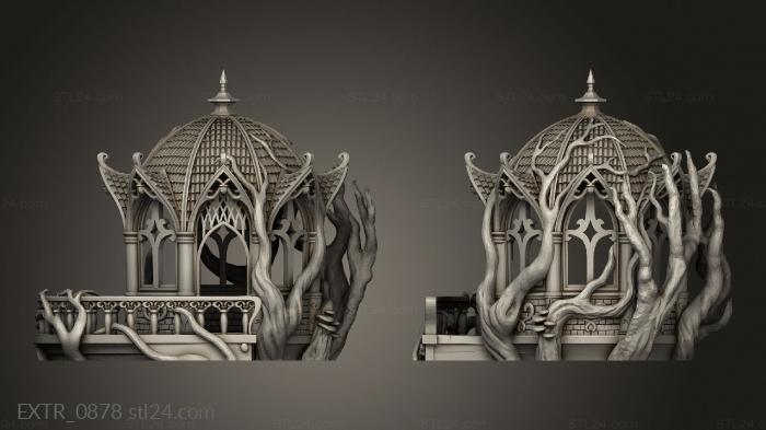 Exteriors (Gloomwood Eyrie Window Detail Roof Lv, EXTR_0878) 3D models for cnc