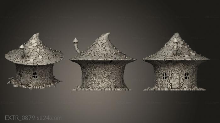 Exteriors (Goblin Mushroom Hovel Door, EXTR_0879) 3D models for cnc