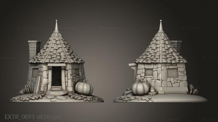 Exteriors (hagrid hut walker works roof, EXTR_0895) 3D models for cnc