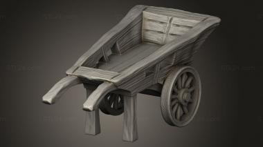 Exteriors (Halfling Costermonger cart, EXTR_0896) 3D models for cnc