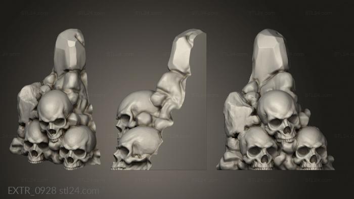 Exteriors (Fury Skull Pile corner, EXTR_0928) 3D models for cnc