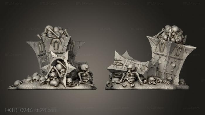 Exteriors (Skeleton Piles Terrain Cups, EXTR_0946) 3D models for cnc