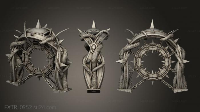 Exteriors (Hour Demons Hells Gate Top, EXTR_0952) 3D models for cnc