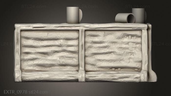 Exteriors (Humble Tavern Bar Counter Shape Steins, EXTR_0978) 3D models for cnc