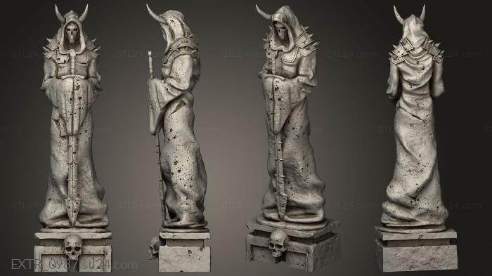 Exteriors (hunters ects Statue, EXTR_0987) 3D models for cnc