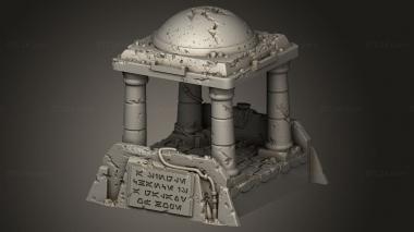 Exteriors (Imperial Terrain KIOSK and Market Stands structure, EXTR_0991) 3D models for cnc