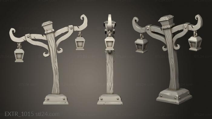 Exteriors (Terrain Lamp Post, EXTR_1015) 3D models for cnc