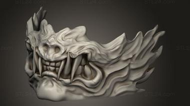 Exteriors (Liberty dragon mask, EXTR_1034) 3D models for cnc