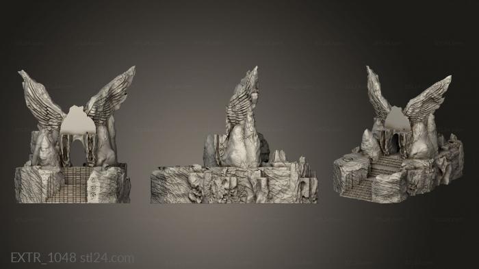 Exteriors (Lost portal in the temples Azeroth Monk, EXTR_1048) 3D models for cnc