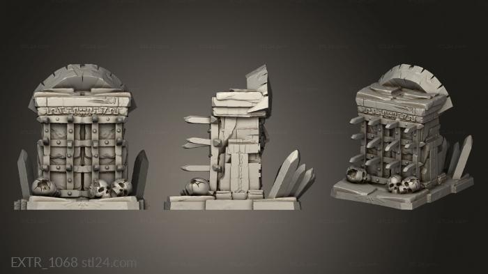 Exteriors (MONSTER CE TRAP AZTEC, EXTR_1068) 3D models for cnc