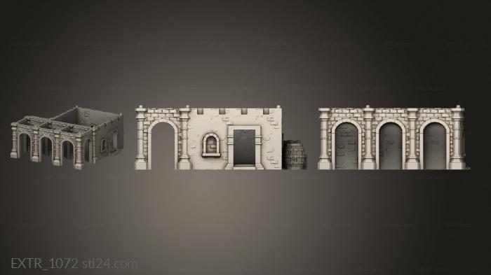 Exteriors (Mountainside Fortress Corsairs Building, EXTR_1072) 3D models for cnc