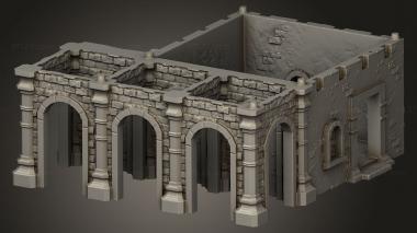 Exteriors (Mountainside Fortress Corsairs Building, EXTR_1072) 3D models for cnc