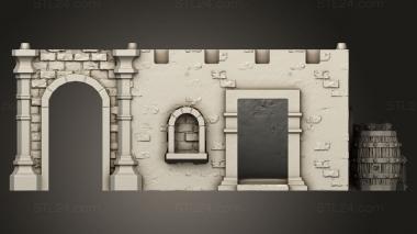 Exteriors (Mountainside Fortress Corsairs Building, EXTR_1072) 3D models for cnc