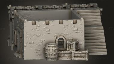 Exteriors (Mountainside Fortress Corsairs Building, EXTR_1072) 3D models for cnc