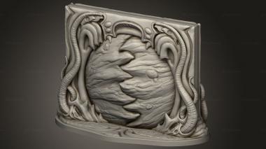 Exteriors (Brains and Tentacles Close Door, EXTR_1084) 3D models for cnc