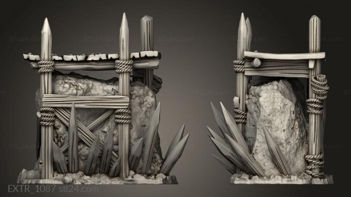 Exteriors (Ogre Gate Wall, EXTR_1087) 3D models for cnc