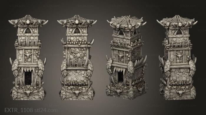 Exteriors (Orc Chess Rook, EXTR_1108) 3D models for cnc