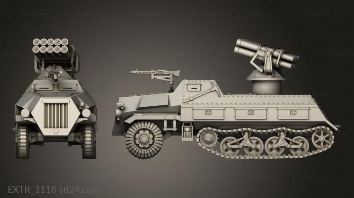 Exteriors (Panzerwerfer Nemesis launcher, EXTR_1118) 3D models for cnc