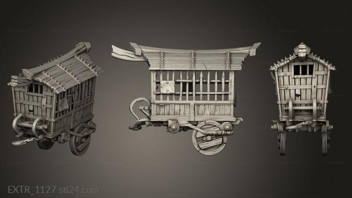 Exteriors (PRISON Cart Prison, EXTR_1127) 3D models for cnc
