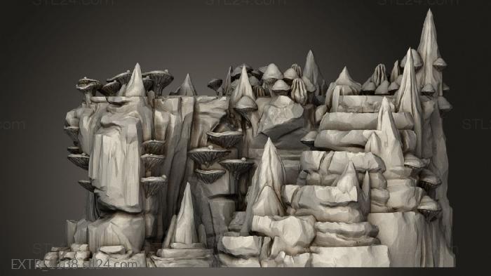 Exteriors (Caverns Mushroom, EXTR_1138) 3D models for cnc