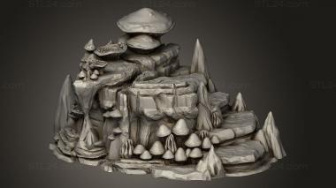 Exteriors (Caverns Mushroom, EXTR_1139) 3D models for cnc