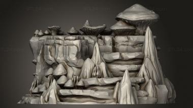 Exteriors (Caverns Mushroom, EXTR_1139) 3D models for cnc