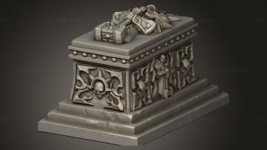 Exteriors (Requiem Brotherhood Sarcophagus, EXTR_1144) 3D models for cnc