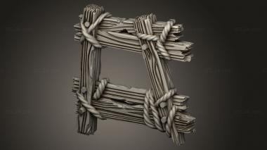 Exteriors (Rope Bridge Ruins, EXTR_1159) 3D models for cnc