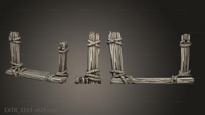 Exteriors (Rope Bridge Ruins, EXTR_1161) 3D models for cnc