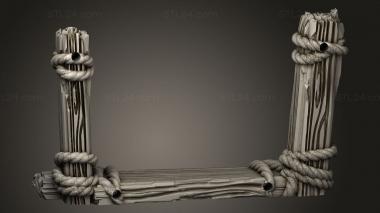 Exteriors (Rope Bridge Ruins, EXTR_1161) 3D models for cnc