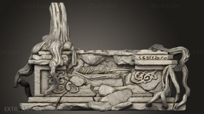 Exteriors (Rotten Knights Sarcophagus, EXTR_1163) 3D models for cnc