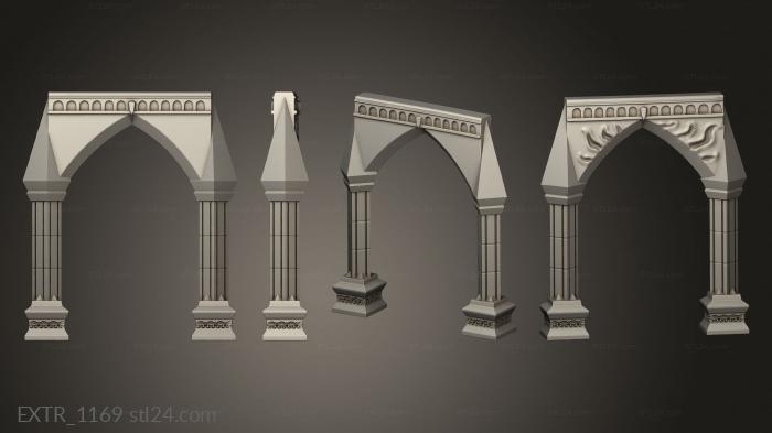 Exteriors (Ruins Scatter straight, EXTR_1169) 3D models for cnc