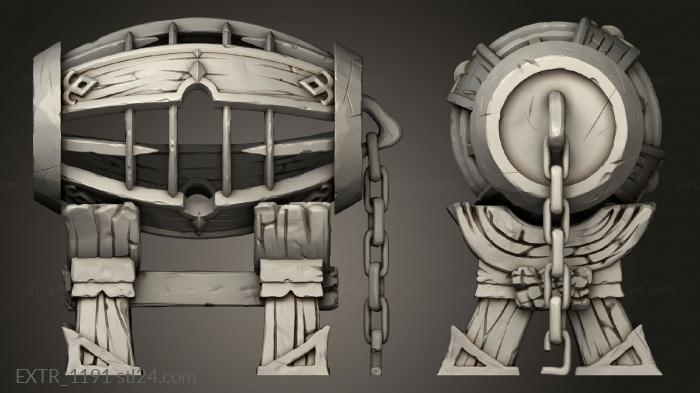 Exteriors (Shoemakers Painters Merchant Barrel Cage, EXTR_1191) 3D models for cnc