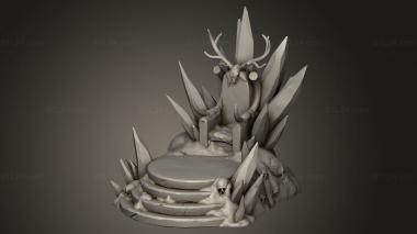 Exteriors (Snowy Mountain Summit Werebeast Throne, EXTR_1202) 3D models for cnc