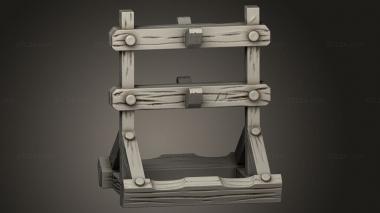 Exteriors (Some Weapon Racks Wall Rack, EXTR_1203) 3D models for cnc