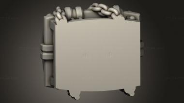 Exteriors (Stone King Arcadian Chained chest, EXTR_1210) 3D models for cnc