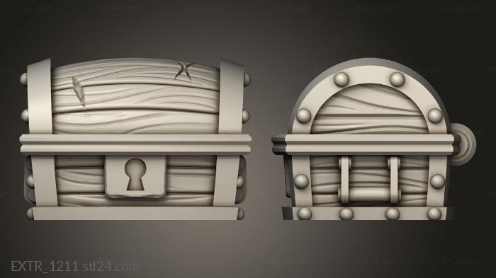 Exteriors (Stone King Arcadian chest, EXTR_1211) 3D models for cnc