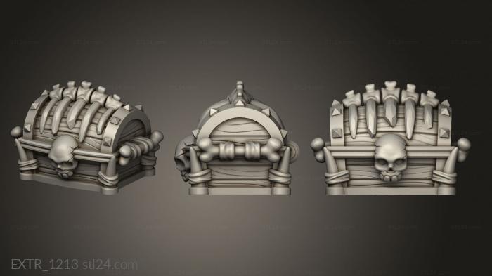 Exteriors (Stone King Arcadian Skull chest, EXTR_1213) 3D models for cnc