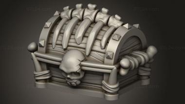 Exteriors (Stone King Arcadian Skull chest, EXTR_1213) 3D models for cnc