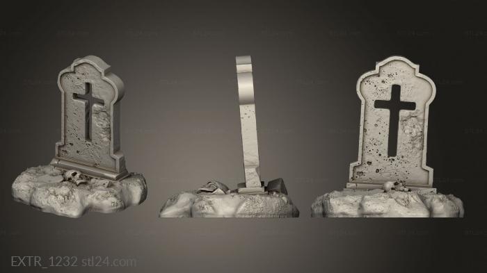 Exteriors (Terrain Tombstone, EXTR_1232) 3D models for cnc