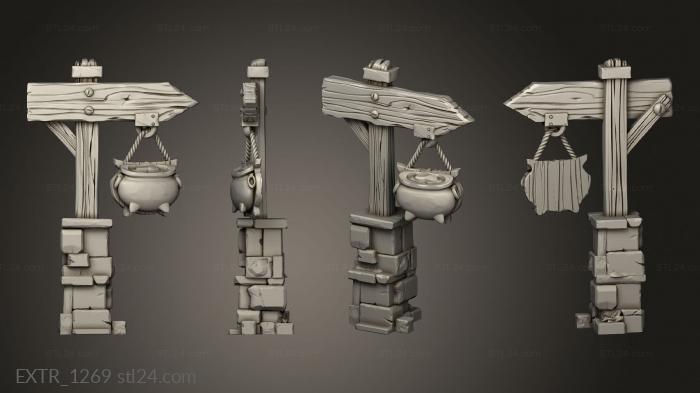 Exteriors (TIEFLINGS callboard, EXTR_1269) 3D models for cnc