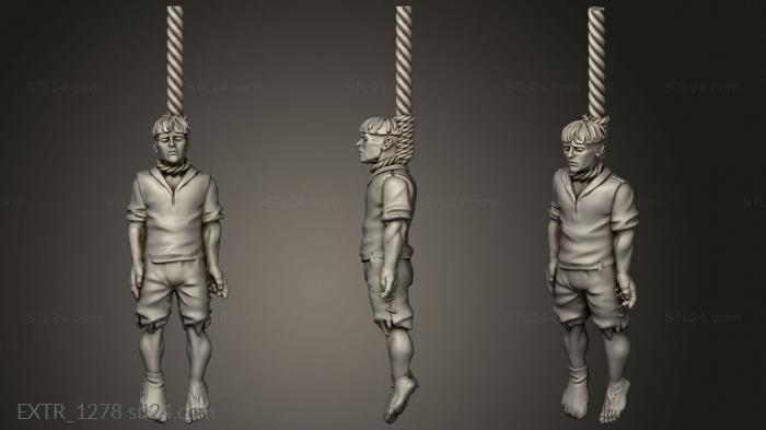 Exteriors (Hanged persons Man, EXTR_1278) 3D models for cnc